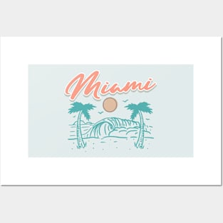 Miami Summer Posters and Art